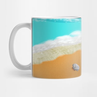 Summer Beach Vibes - Wallpaper Design Mug